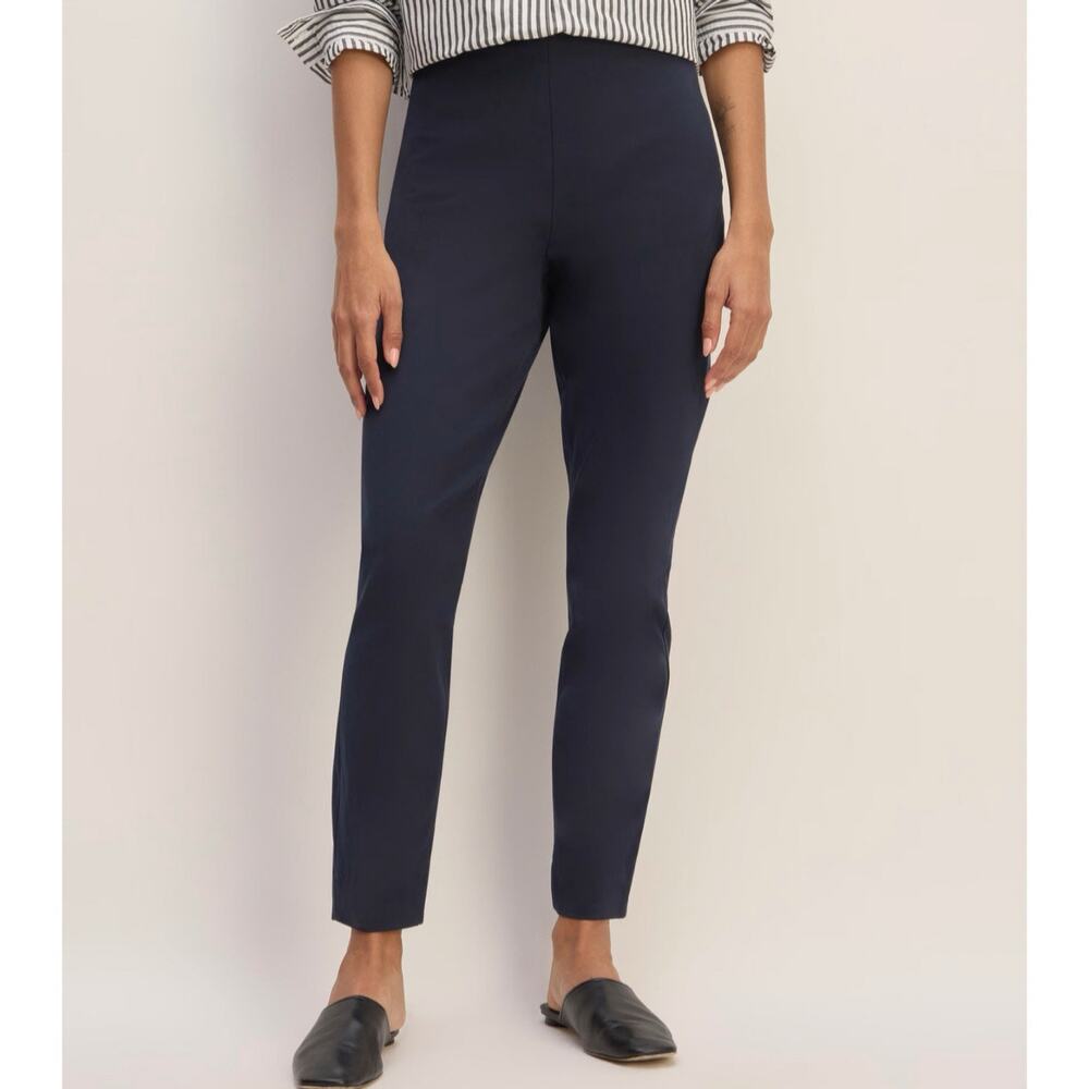 Nwot Everlane The Bi-Stretch Work Pant In Navy Si… - image 2